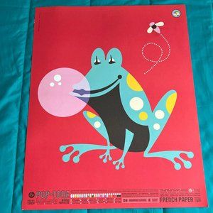 POP-TONE French Paper Company Promo Posters by Charles S. Anderson, Lot of 5